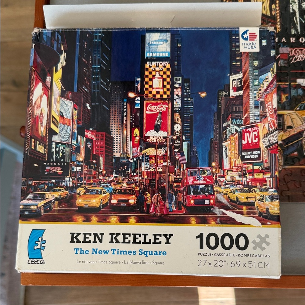 Ceaco Ken Keeley The New Times Square 1000-Piece Puzzle